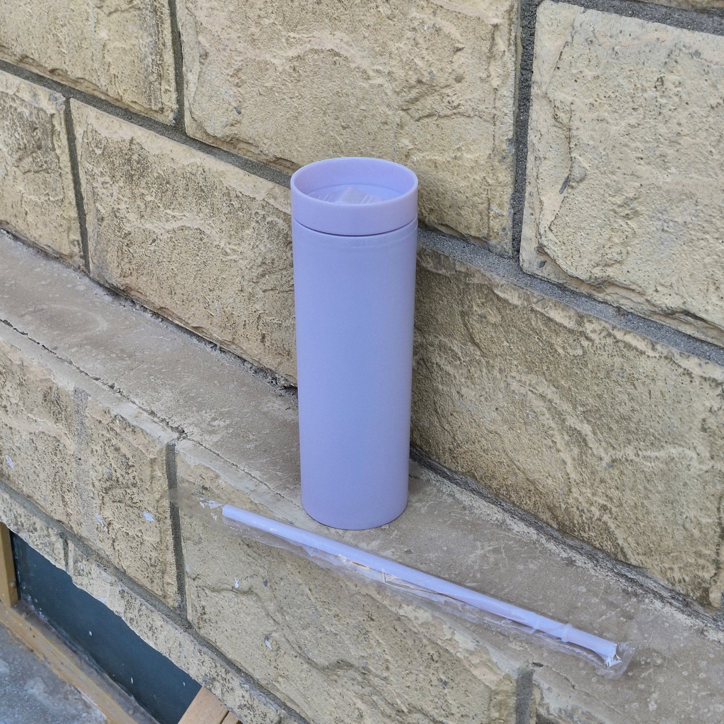 Acrylic Sipper - Double Wall BPA FREE (2 FREE Matching Straws)