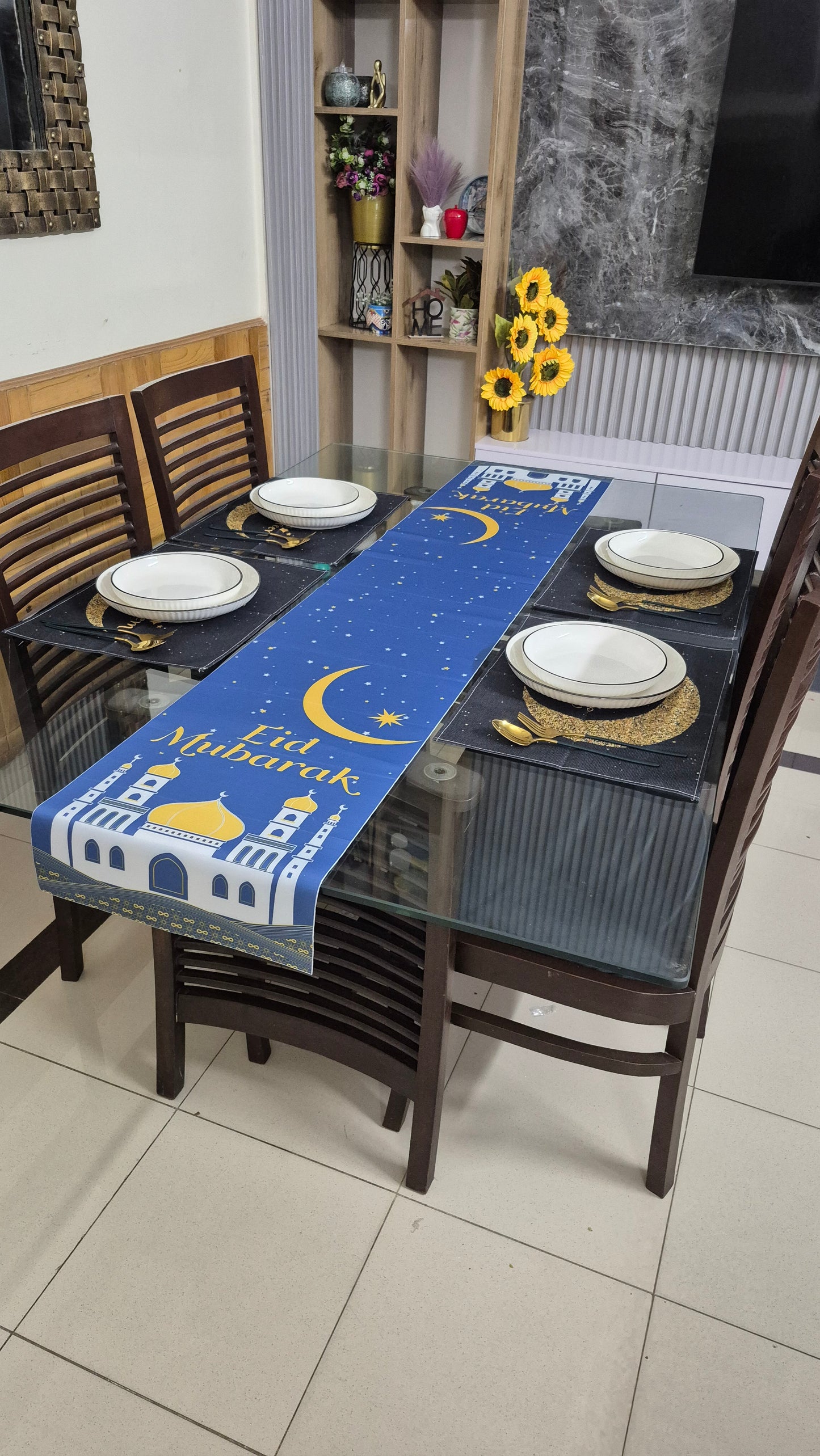 Eid Mubarak Table Runner