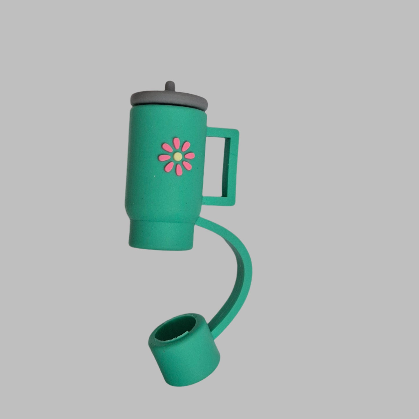 Tumbler Shaped Straw Cover with Straw (Pack of 2 pieces)