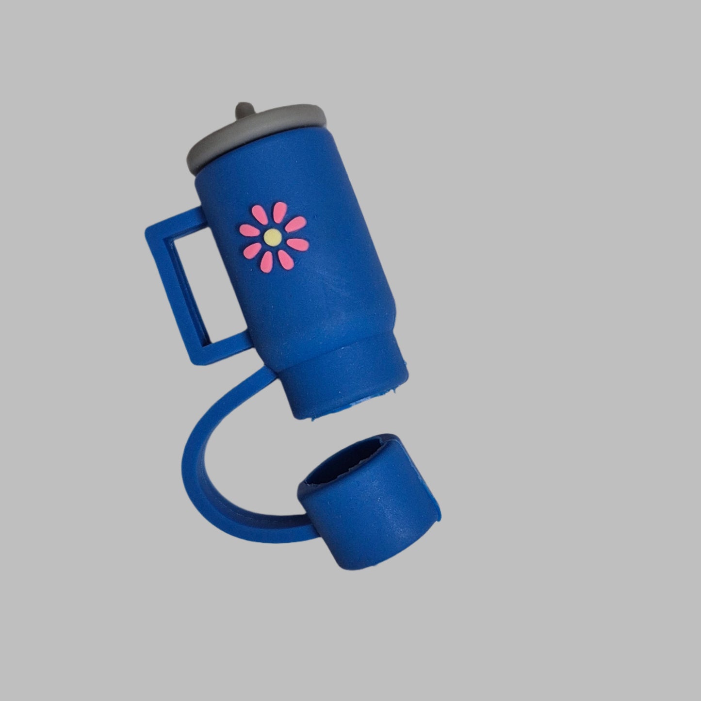 Tumbler Shaped Straw Cover with Straw (Pack of 2 pieces)