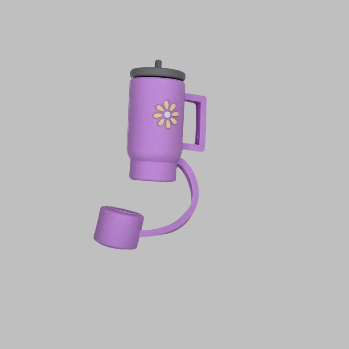 Tumbler Shaped Straw Cover with Straw (Pack of 2 pieces)