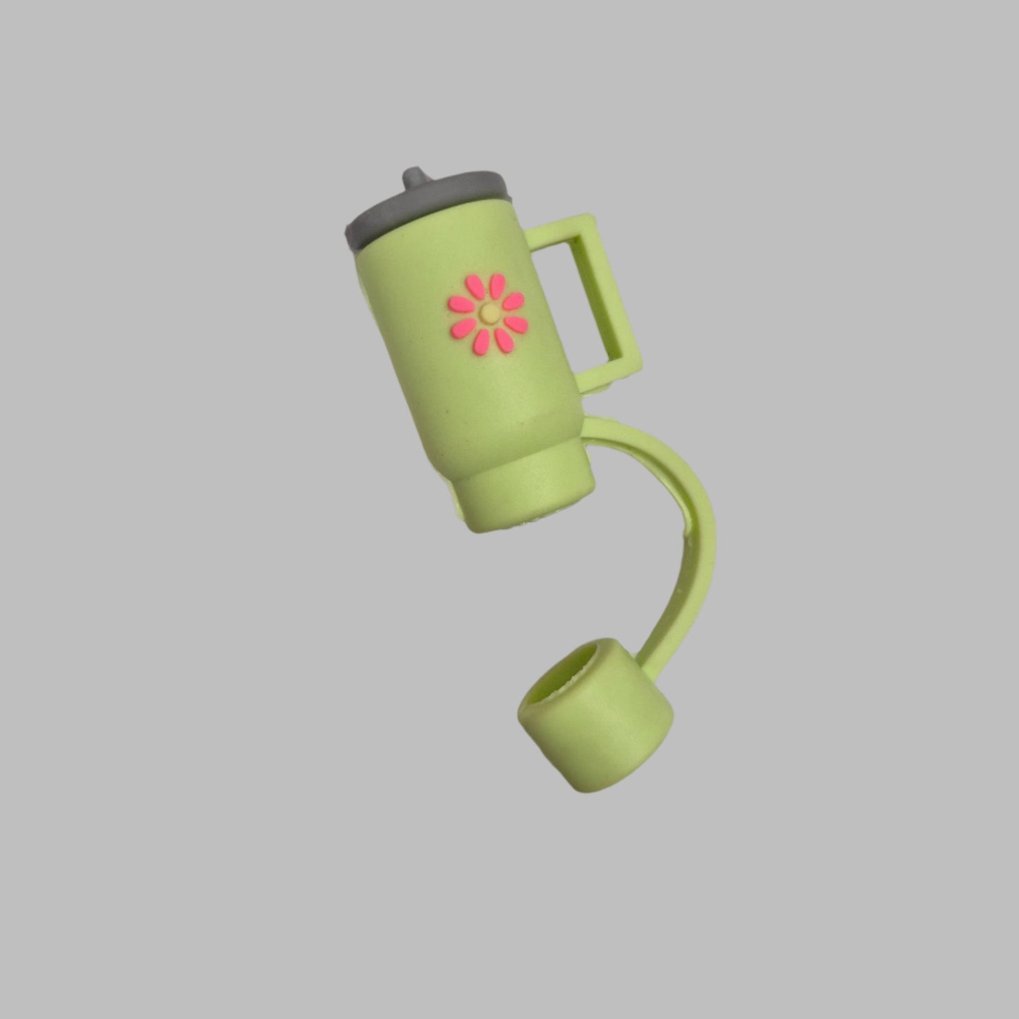 Tumbler Shaped Straw Cover with Straw (Pack of 2 pieces)