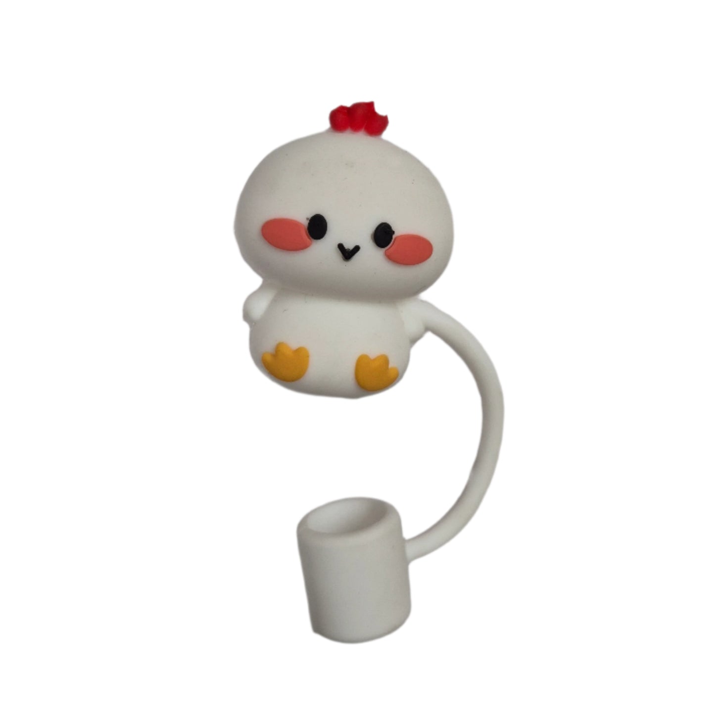 Cute Straw Cover + Straw (Pack of 2)
