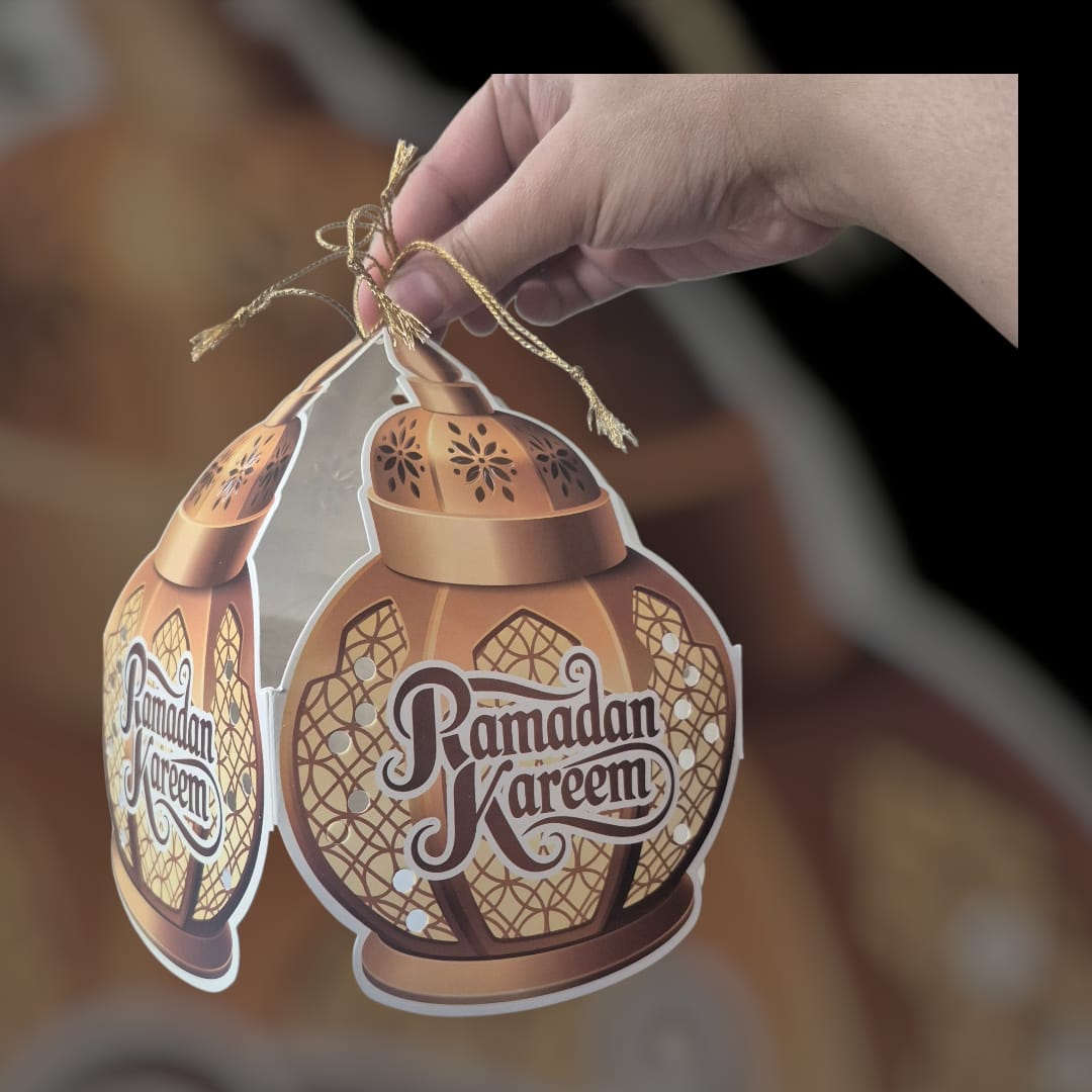 Ramadan 3D Hanging Lantern (Pack of 3)