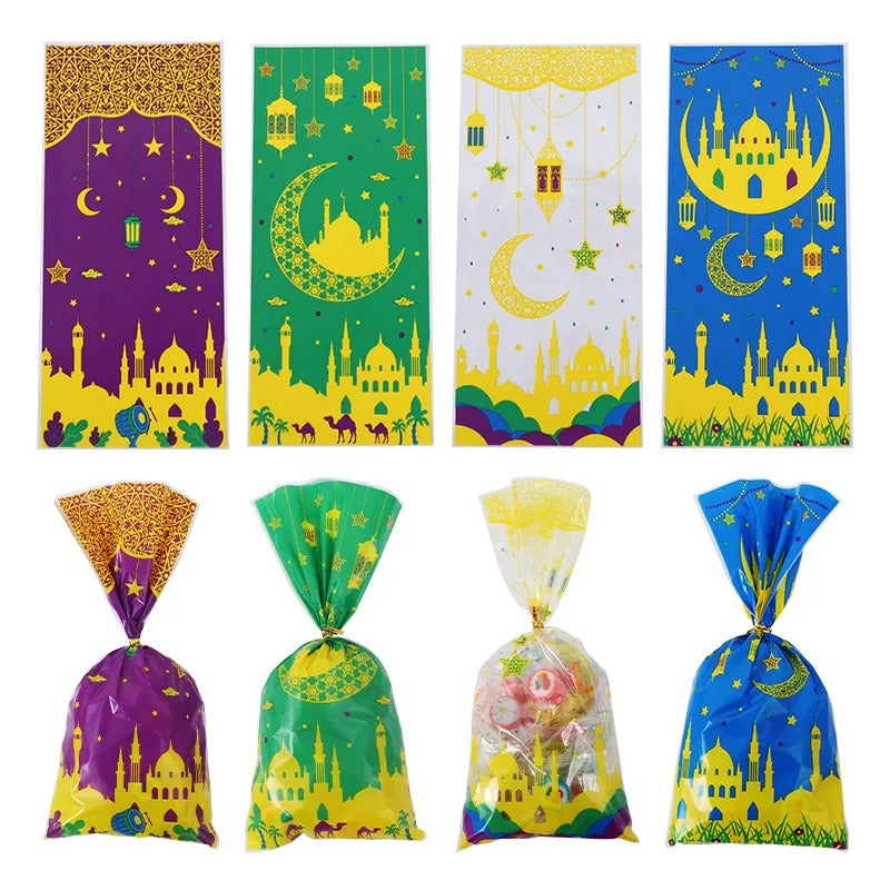 Goody Bags - EID Mubarak - MEDIUM (Pack of 10) [Empty Bags]