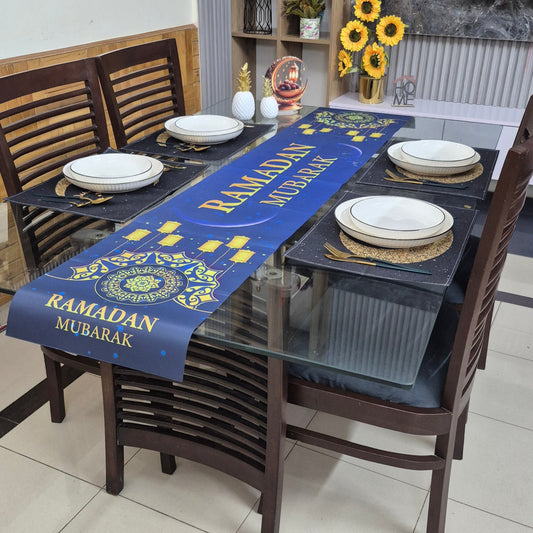 Ramadan Mubarak Table Runner