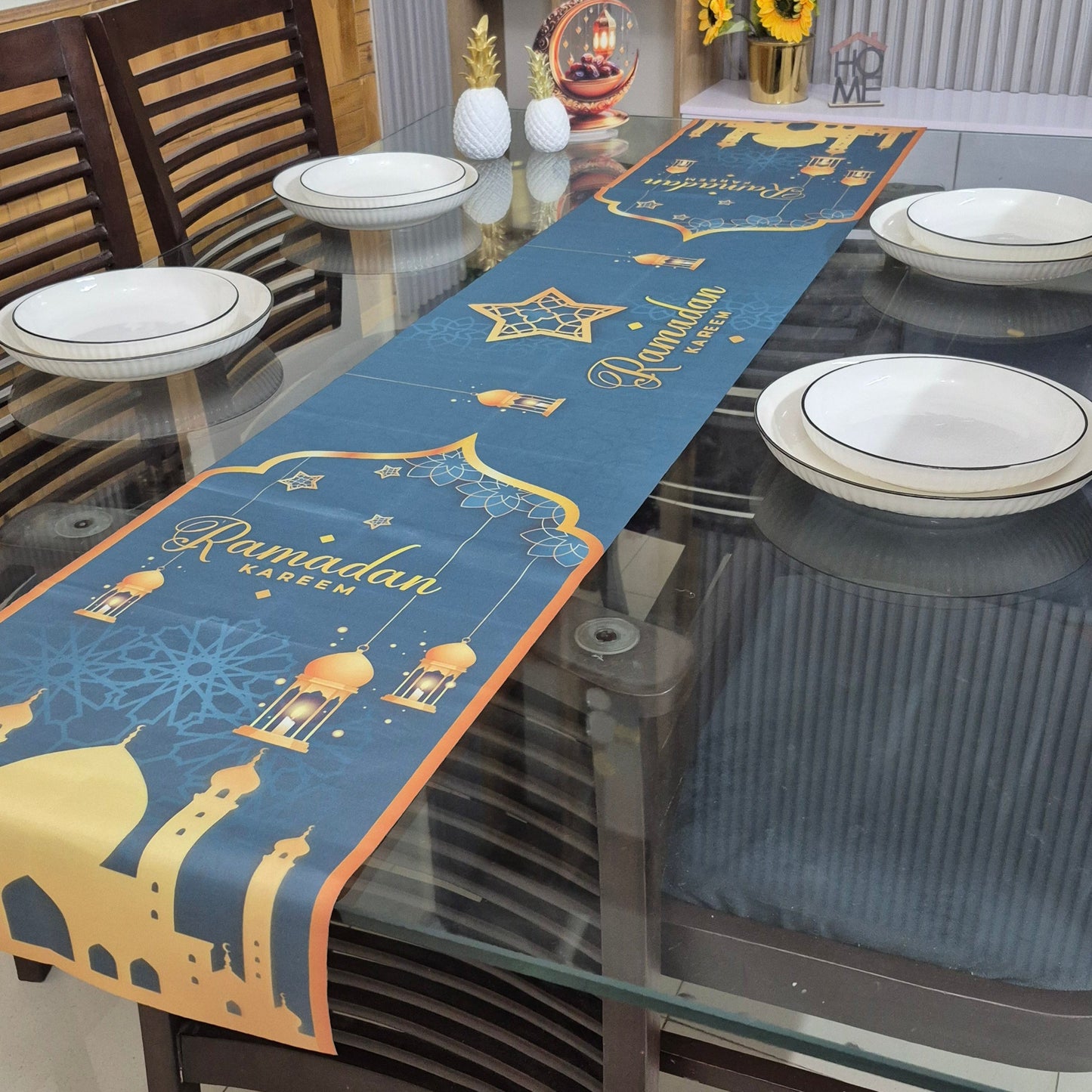 Ramadan Mubarak Table Runner