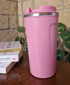 The Stanley X LoveShackFancy Holiday Quencher Pink (WITH FREE INSULATED COFEE MUG)