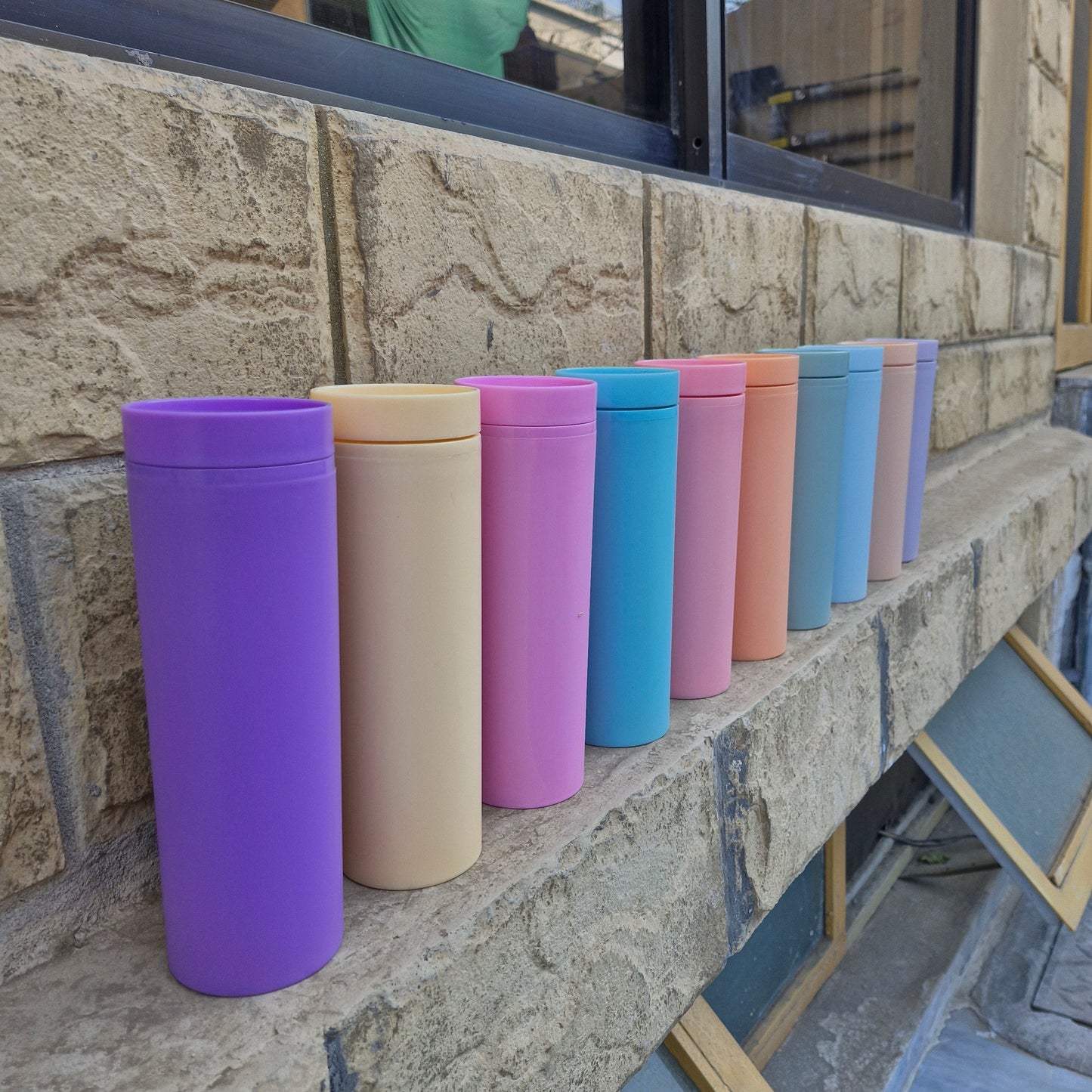 Acrylic Sipper - Double Wall BPA FREE (2 FREE Matching Straws)