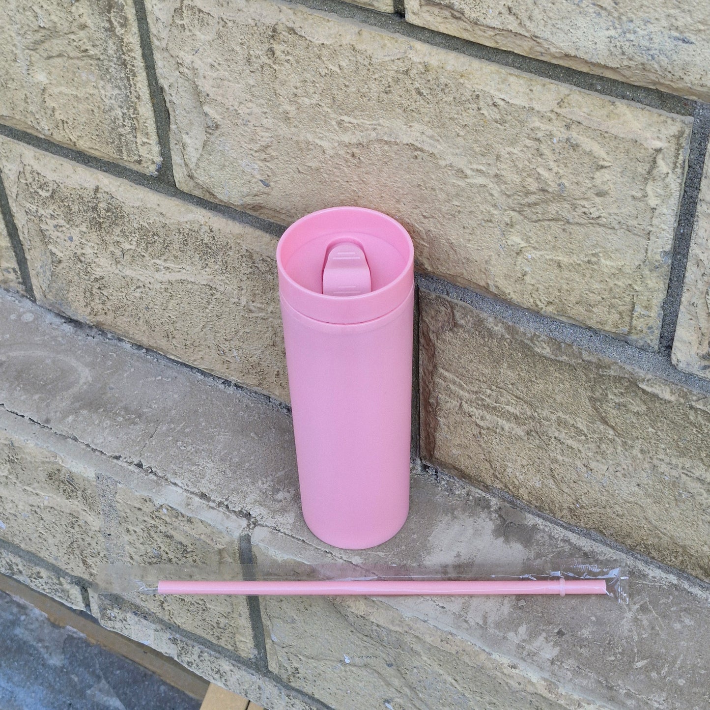 Acrylic Sipper - Double Wall BPA FREE (2 FREE Matching Straws)