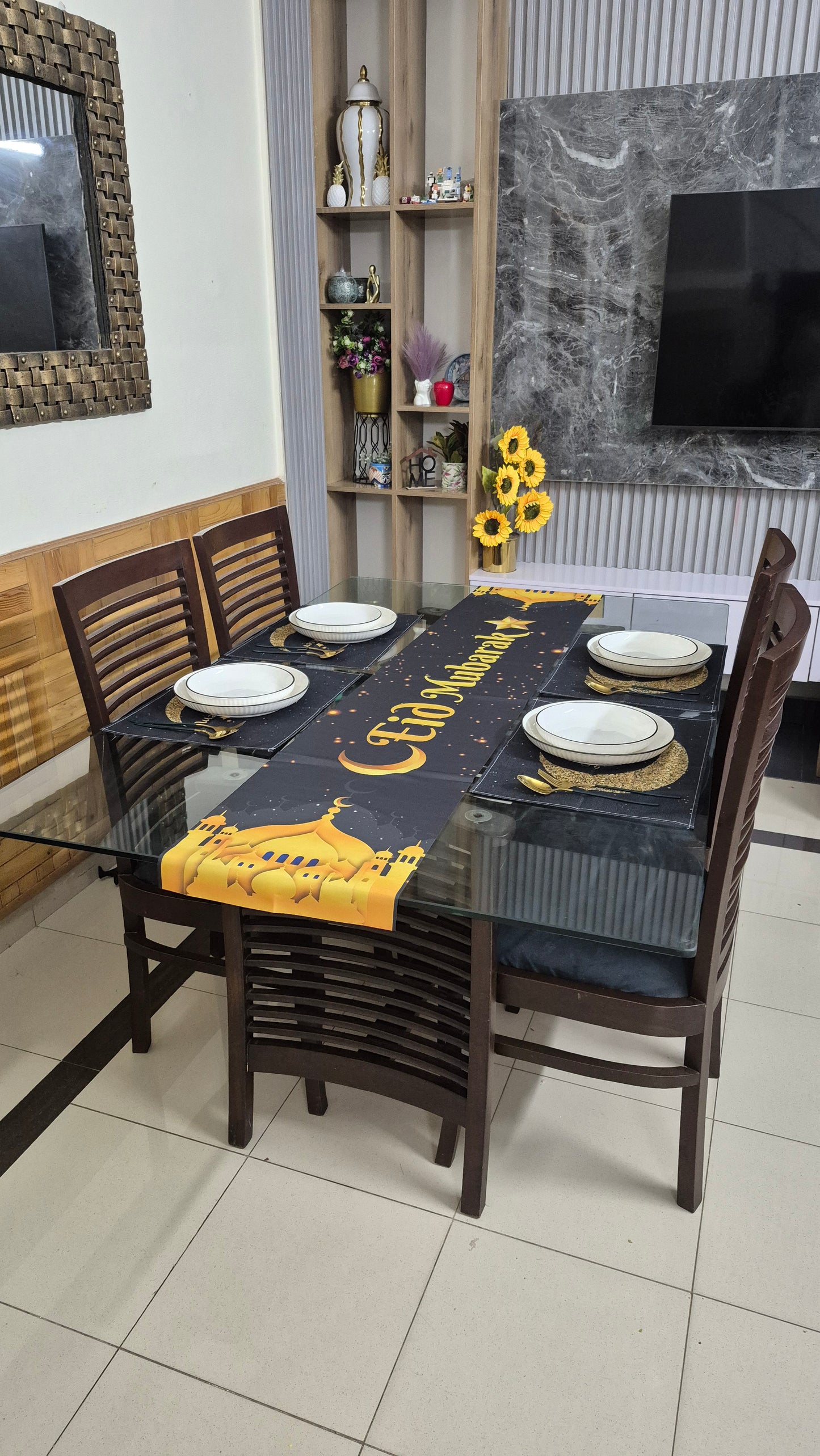 Eid Mubarak Table Runner