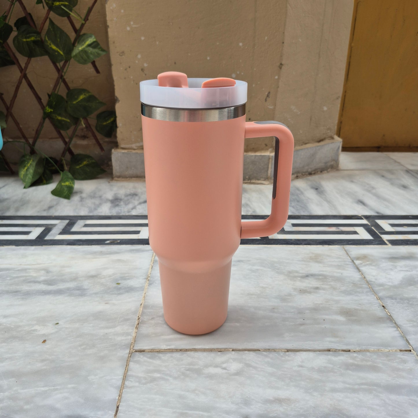 Stainless Steel Quencher Tumbler 40oz with straw
