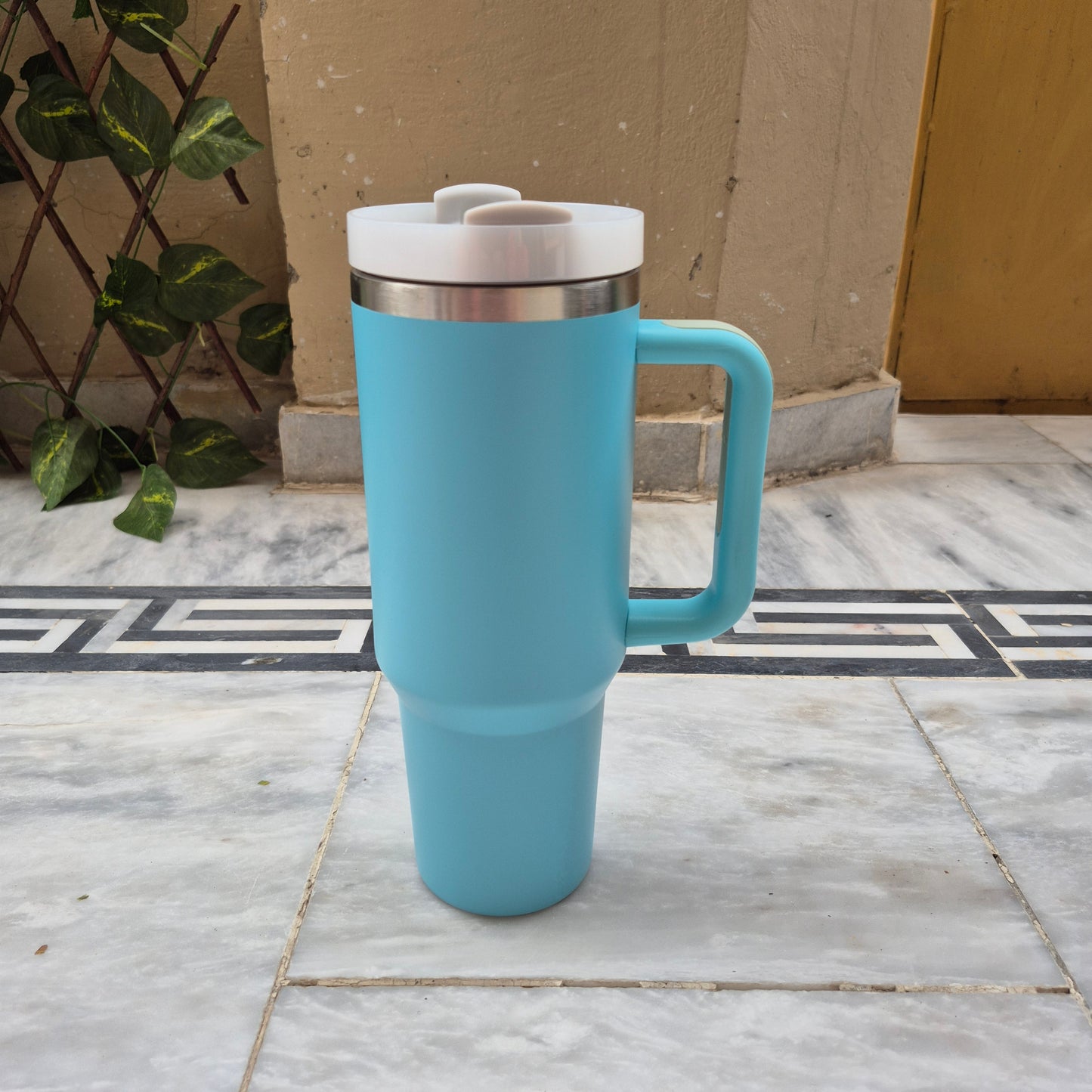 Stainless Steel Quencher Tumbler 40oz with straw
