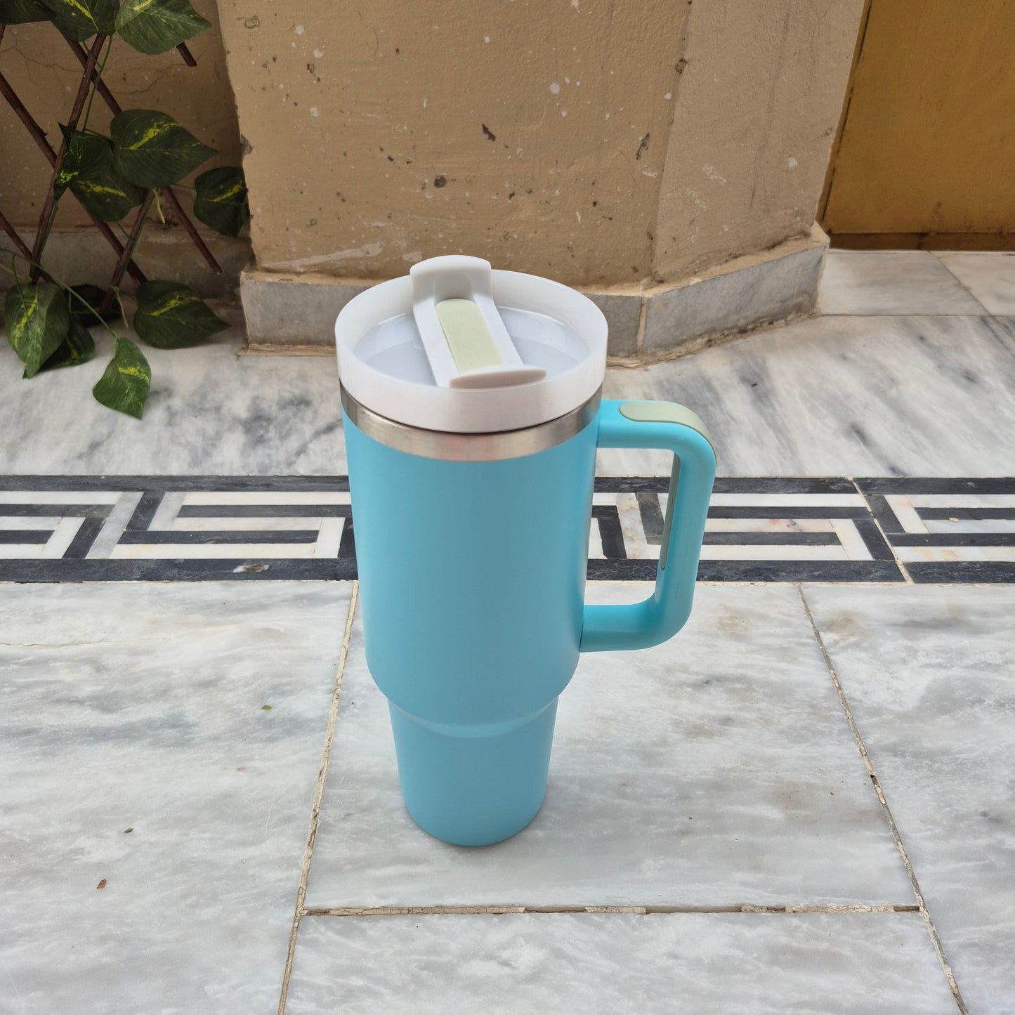 Stainless Steel Quencher Tumbler 40oz with straw