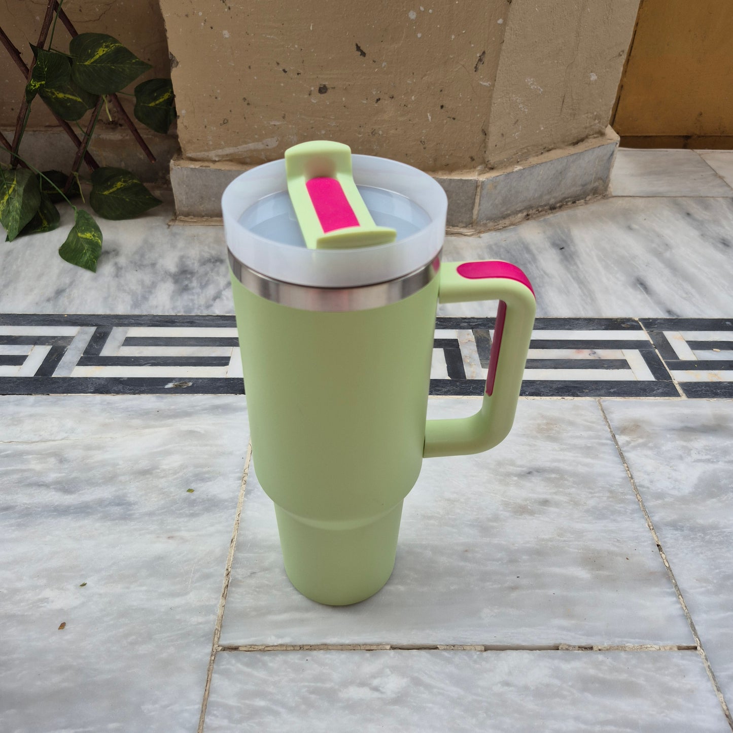 Stainless Steel Quencher Tumbler 40oz with straw
