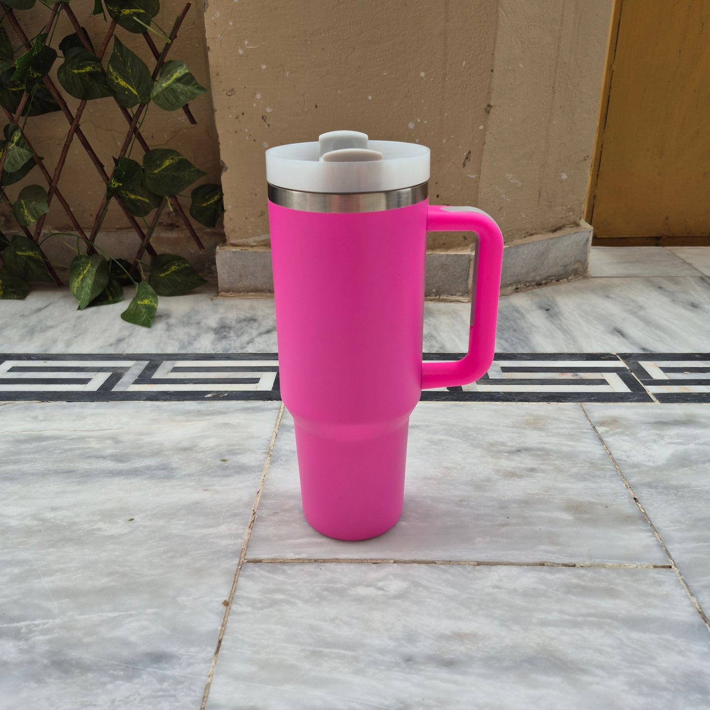 Stainless Steel Quencher Tumbler 40oz with straw