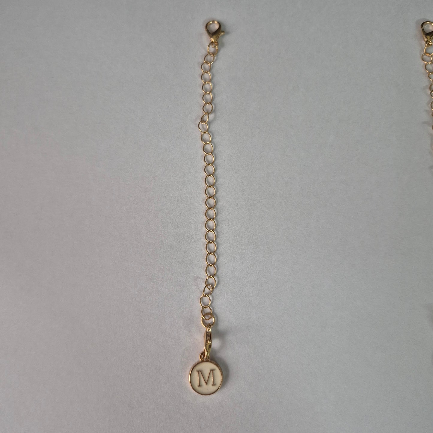 Tumbler Chain Charm - Alphabet
