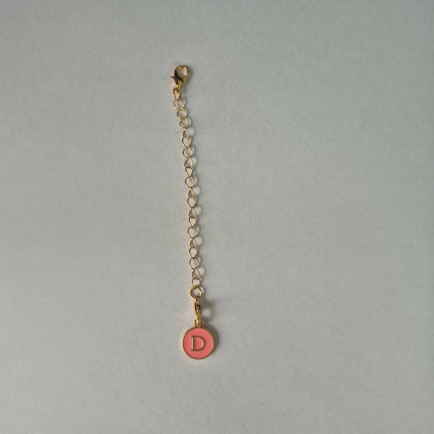 Tumbler Chain Charm - Alphabet