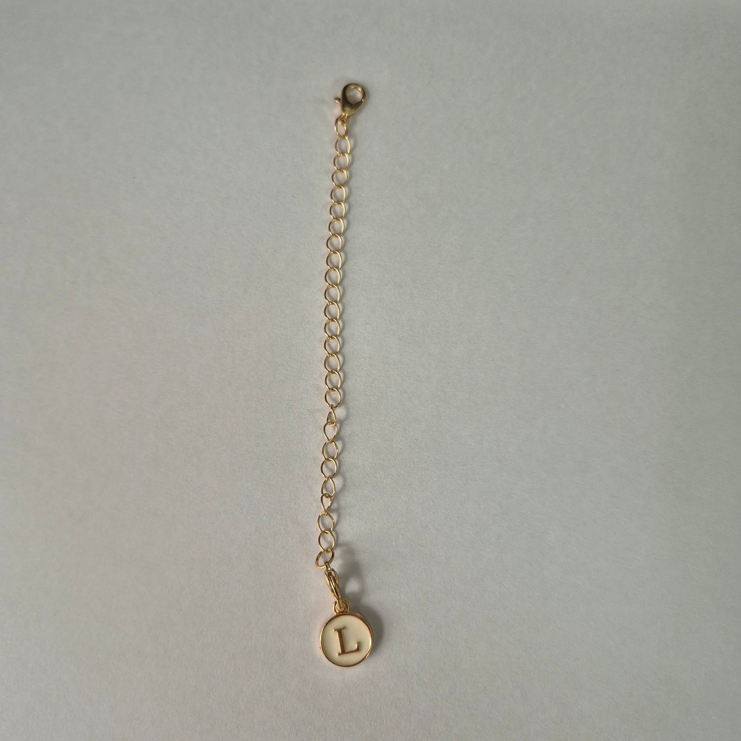 Tumbler Chain Charm - Alphabet