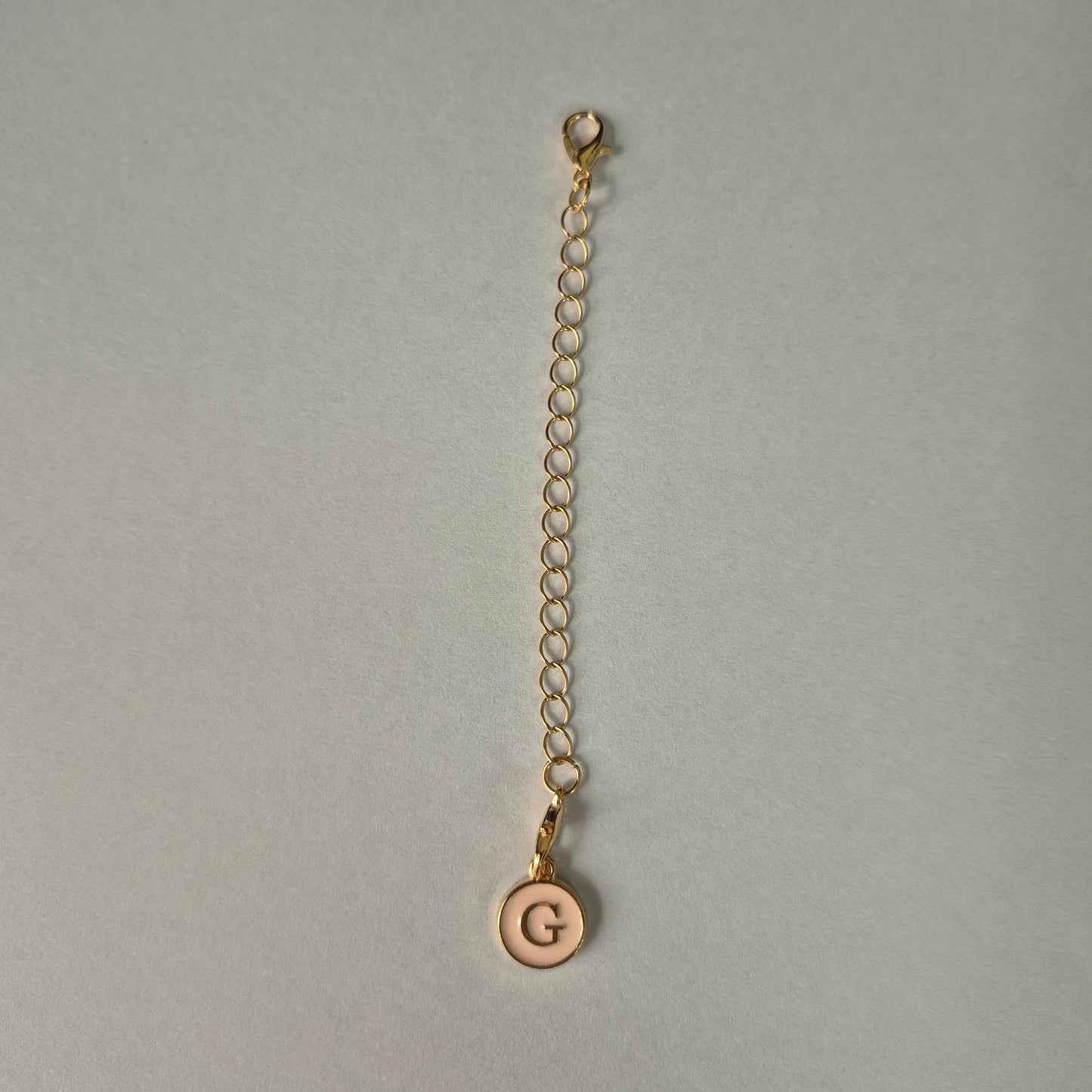 Tumbler Chain Charm - Alphabet