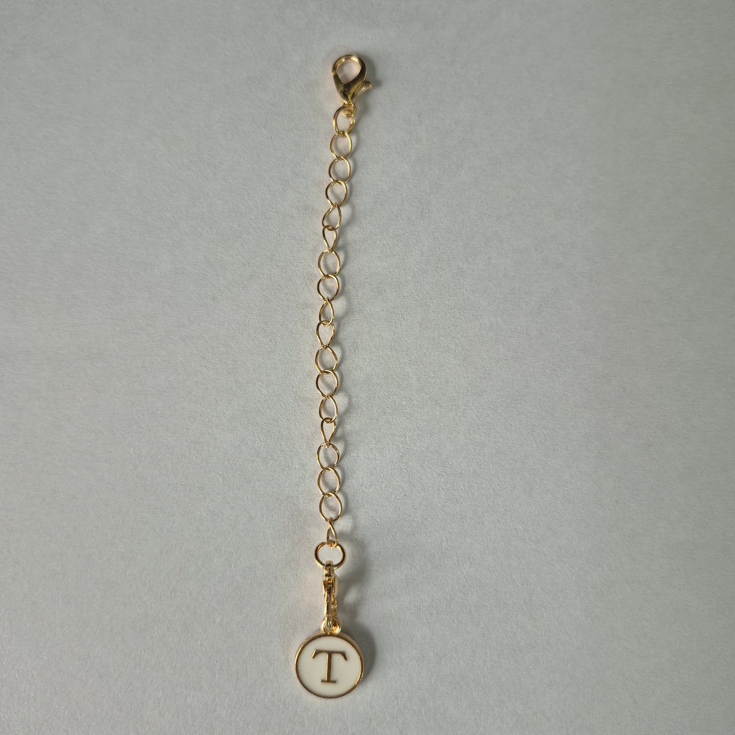 Tumbler Chain Charm - Alphabet