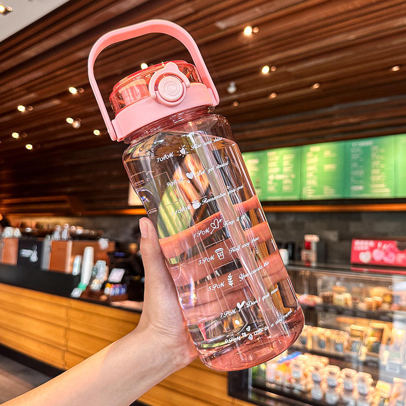 HydraGlow 2L Motivational Water Bottles
