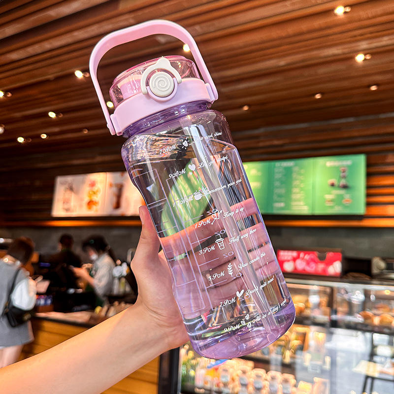 HydraGlow 2L Motivational Water Bottles