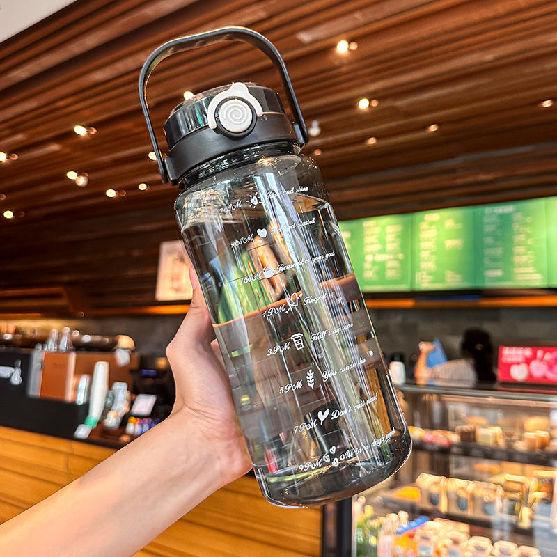HydraGlow 2L Motivational Water Bottles