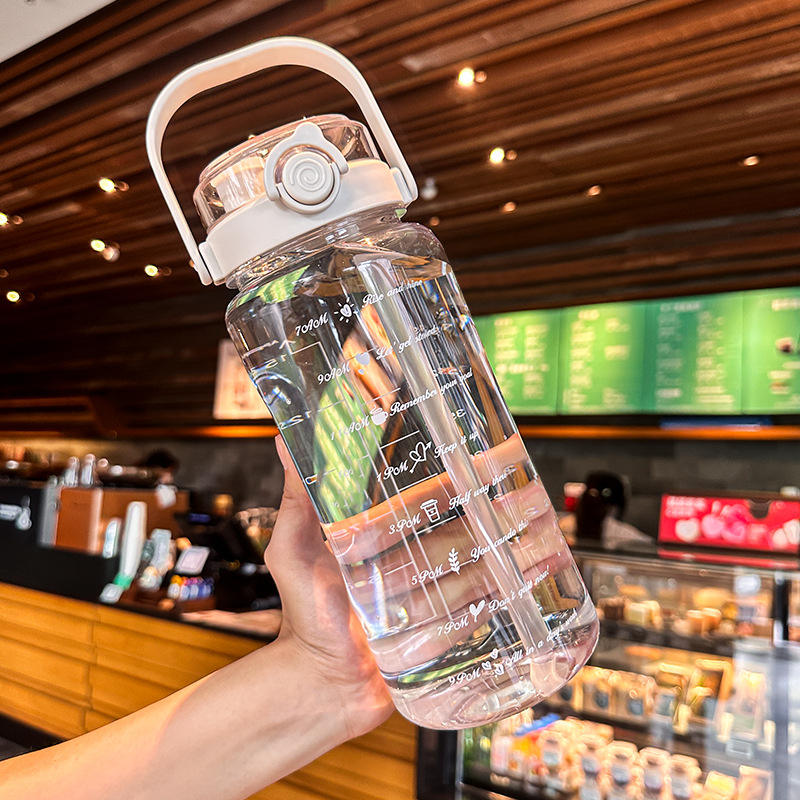 HydraGlow 2L Motivational Water Bottles