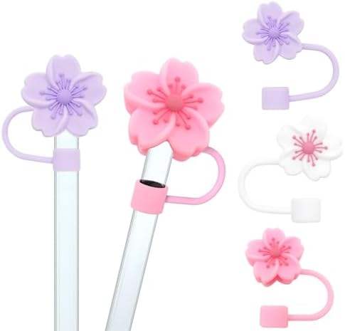 Flower Straw Cover with FREE Straw