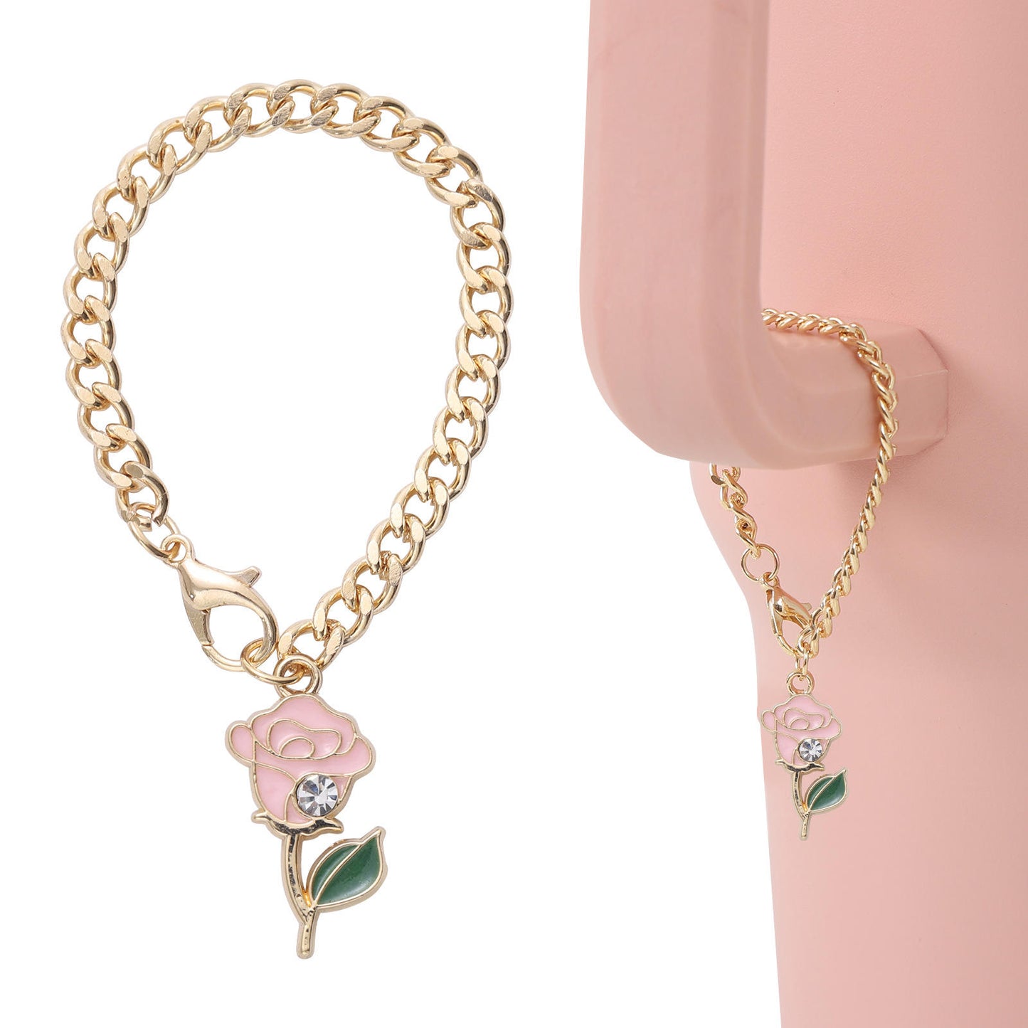 Flower Chain Charm