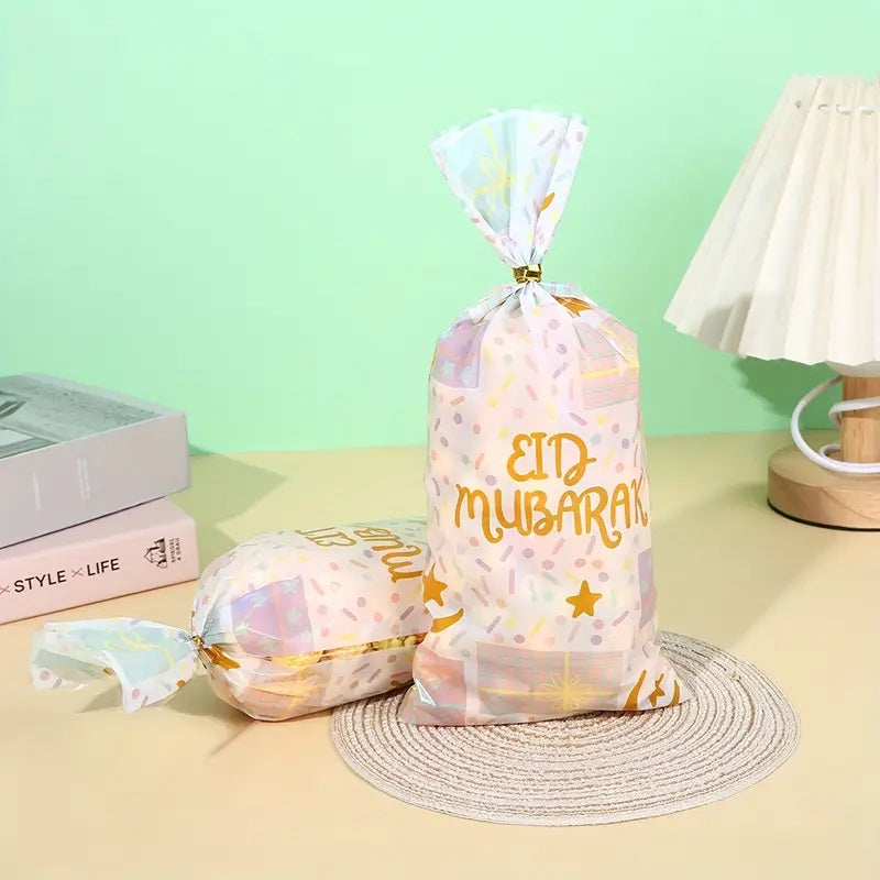 Goody Bags - EID Mubarak - MEDIUM (Pack of 10) [Empty Bags]