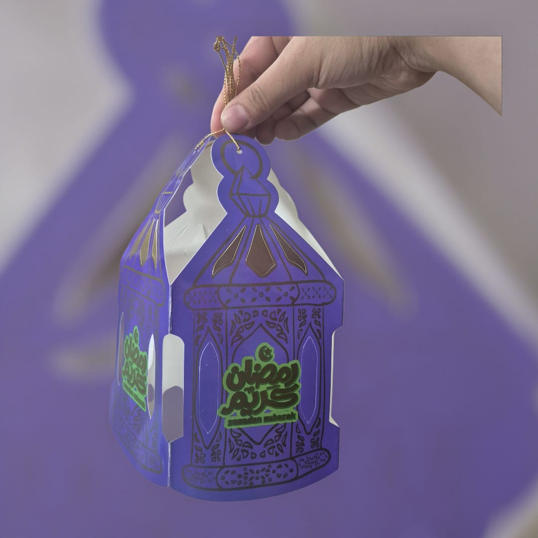 Ramadan 3D Hanging Lantern (Pack of 3)