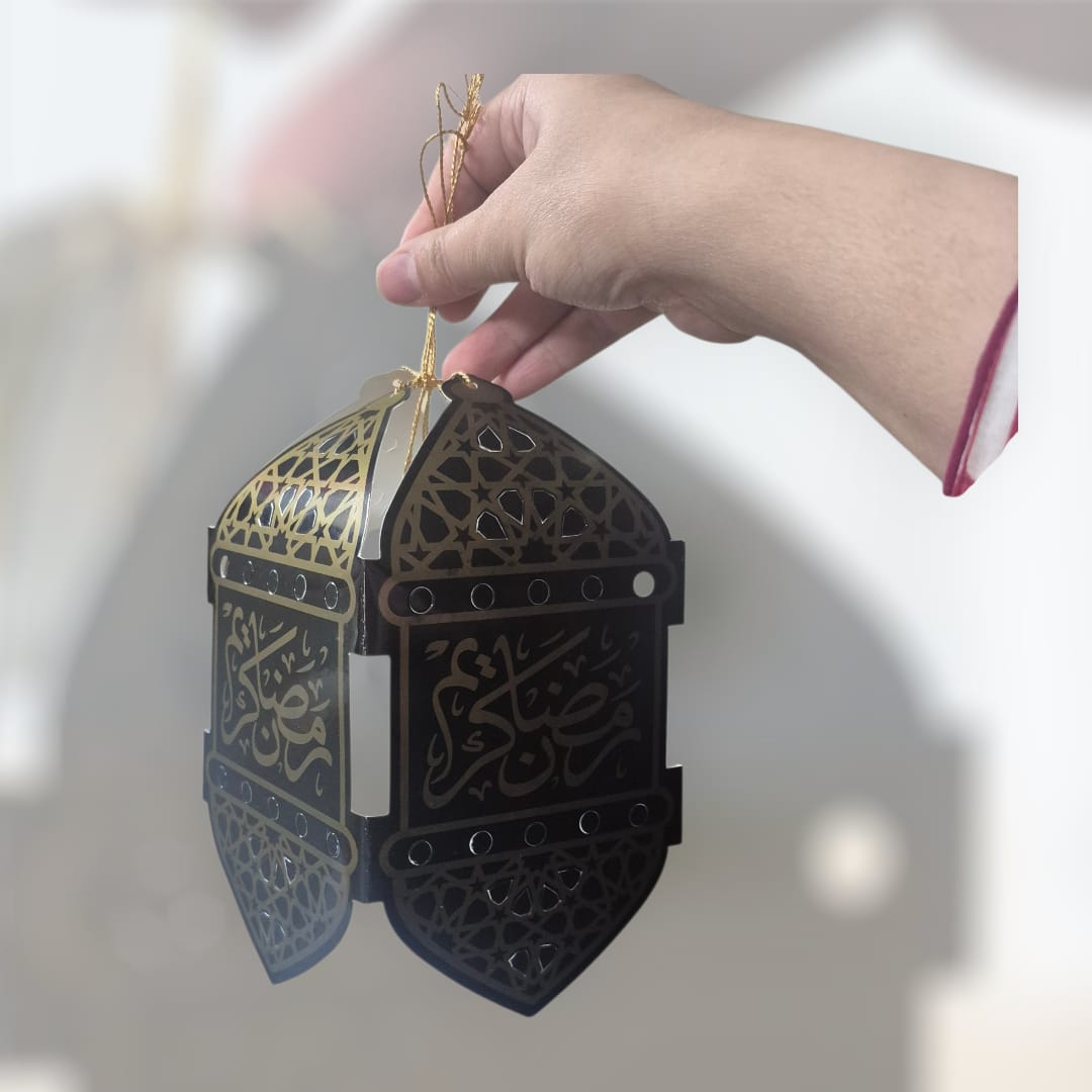 Ramadan 3D Hanging Lantern (Pack of 3)