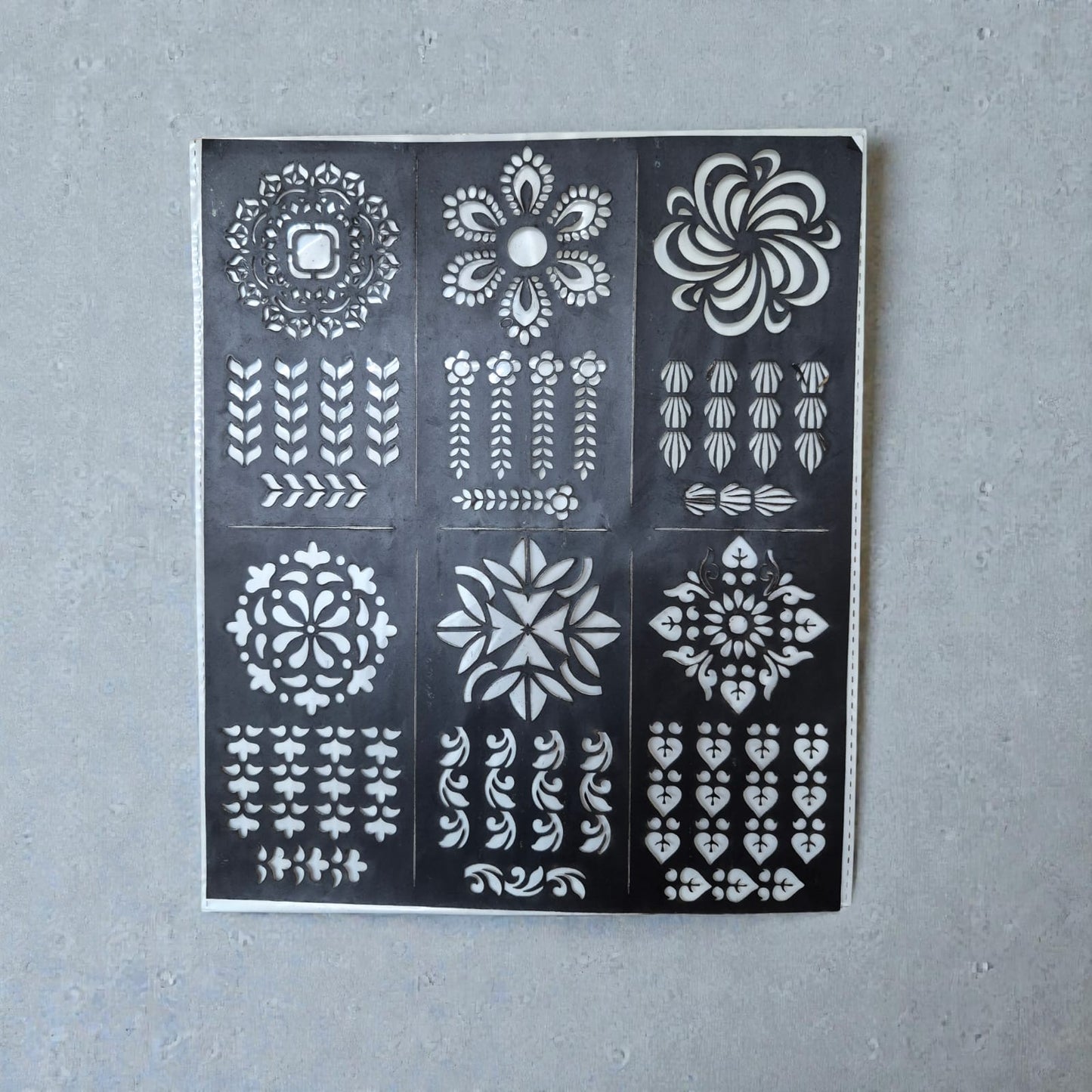 Adult Full hand Design Mehndi Hena Stencil