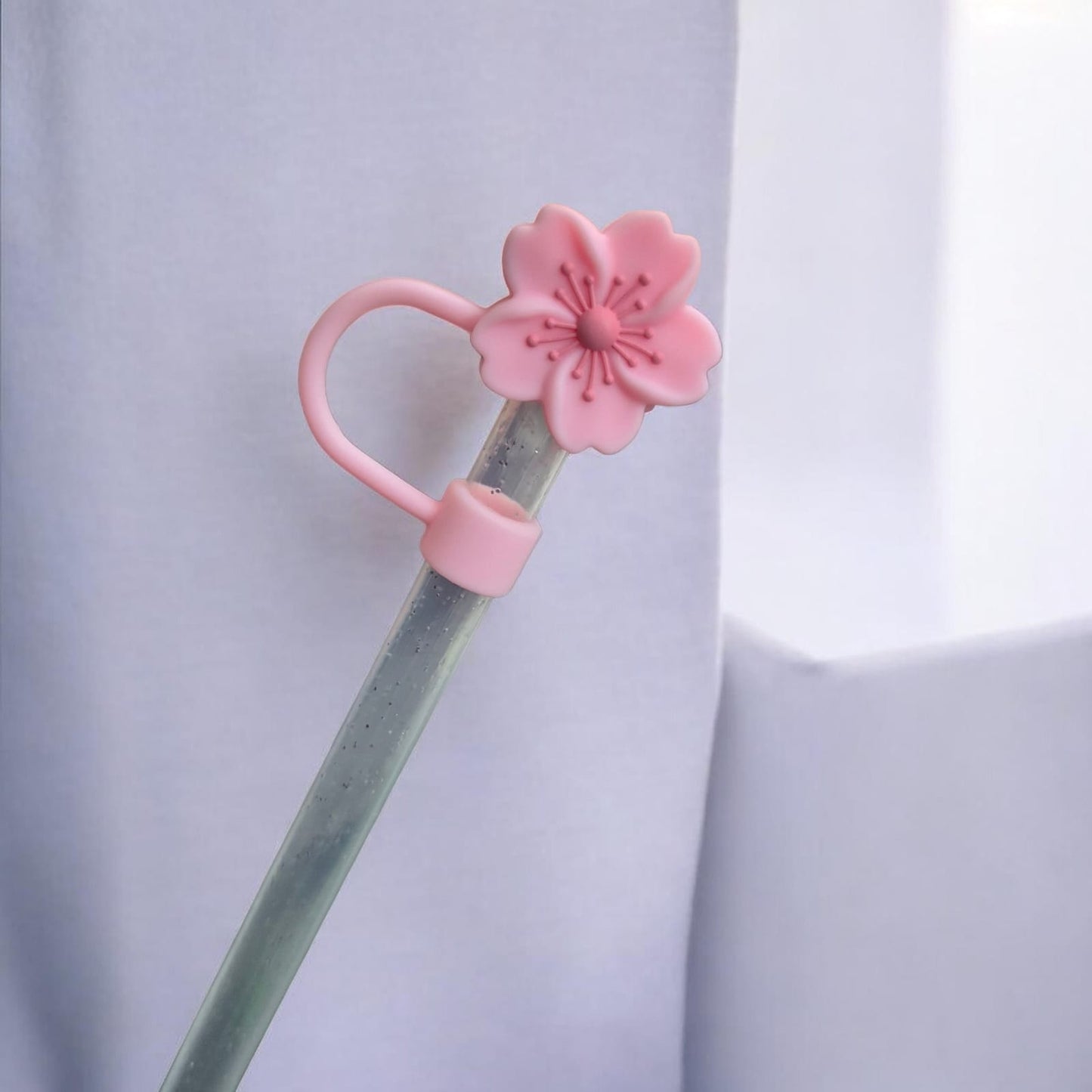 Flower Straw Cover with FREE Straw