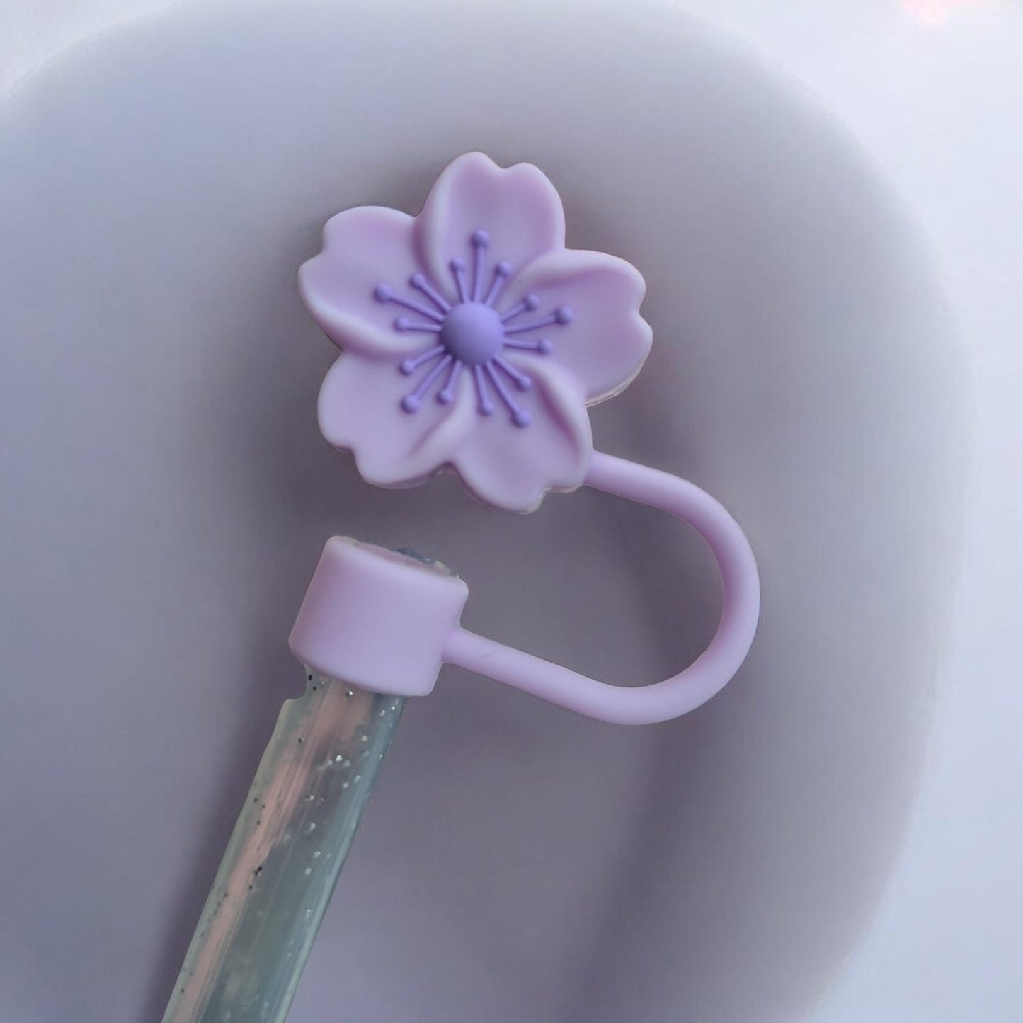 Flower Straw Cover with FREE Straw