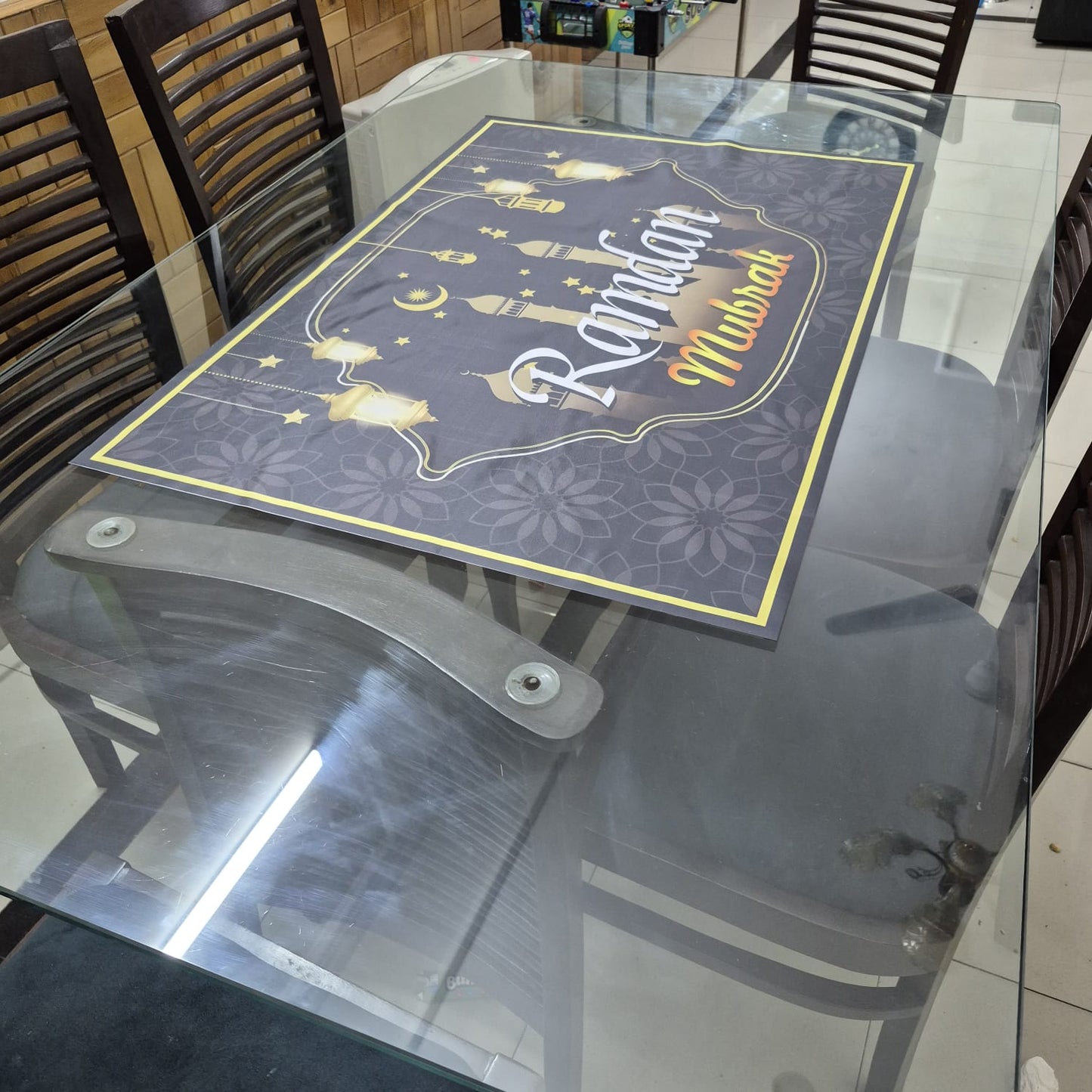 Ramadan Mubarak Table Runner