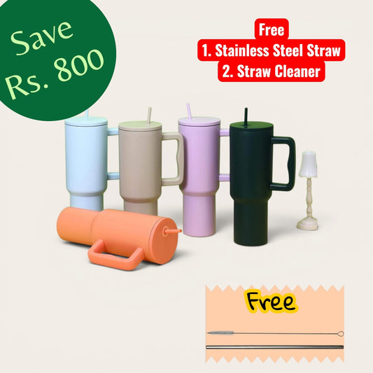 Sip Lust Stainless Steel Tumblers - 40oz (Get FREE stainless steel straw and straw cleaner)