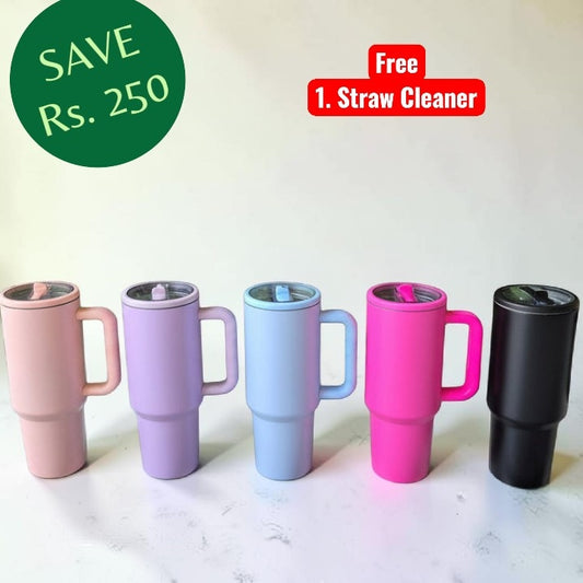 HydroJug 40oz Stainless Steel Tumblers (Get FREE straw cleaner)