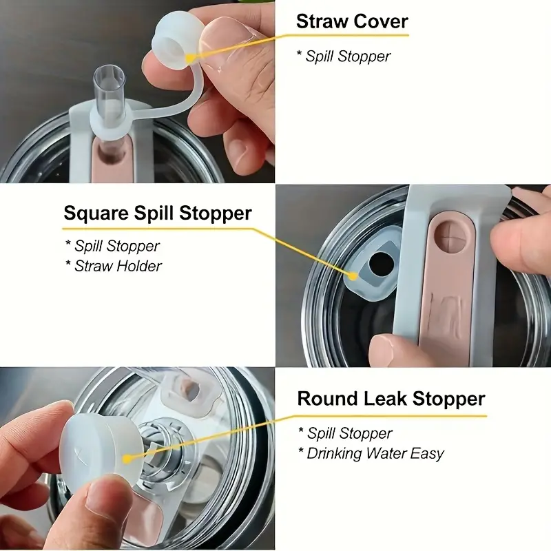 Anti-Leakage Sealing Cap for 30oz and 40oz Tumblers