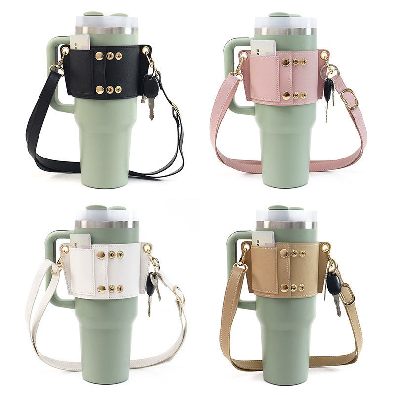 Tumbler Leather Bag