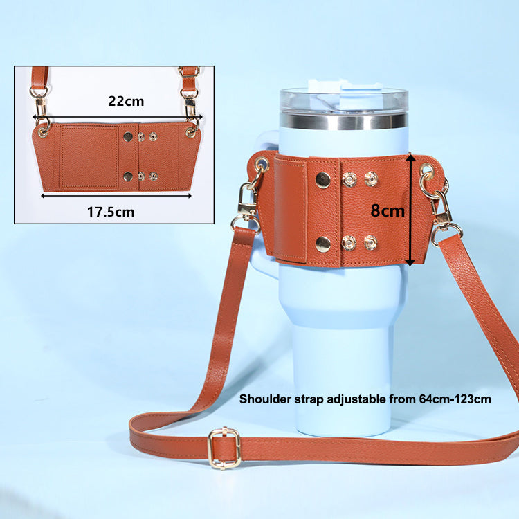 Tumbler Leather Bag