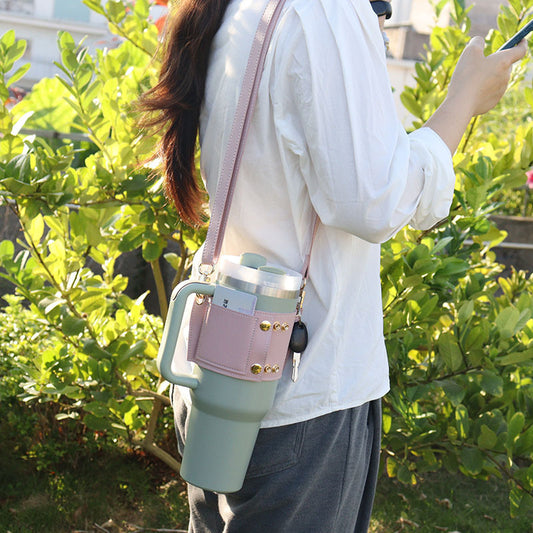 Tumbler Leather Bag