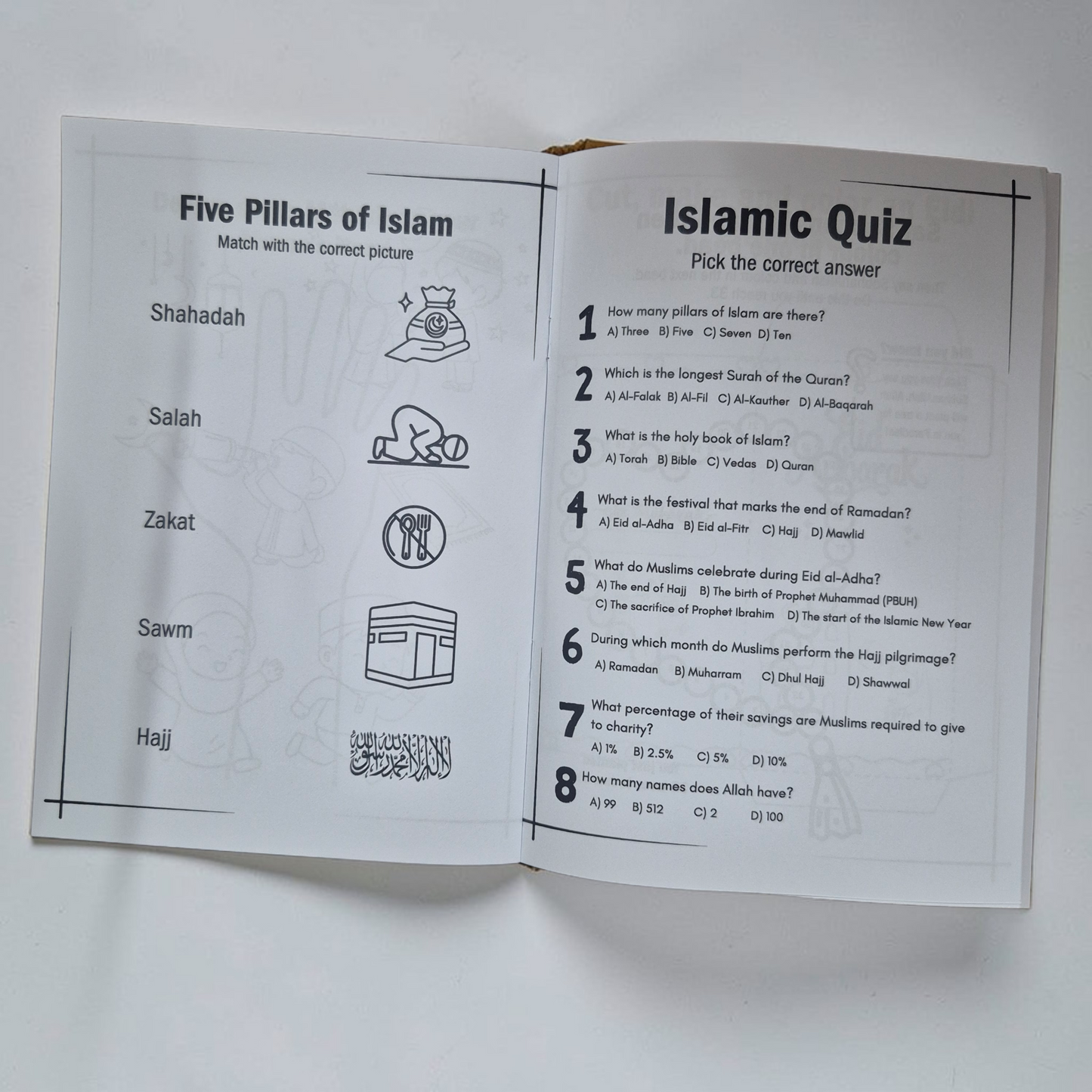Eid Mubarak Activity Book