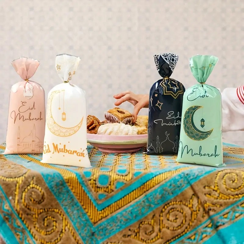 Goody Bags - EID Mubarak - MEDIUM (Pack of 10) [Empty Bags]
