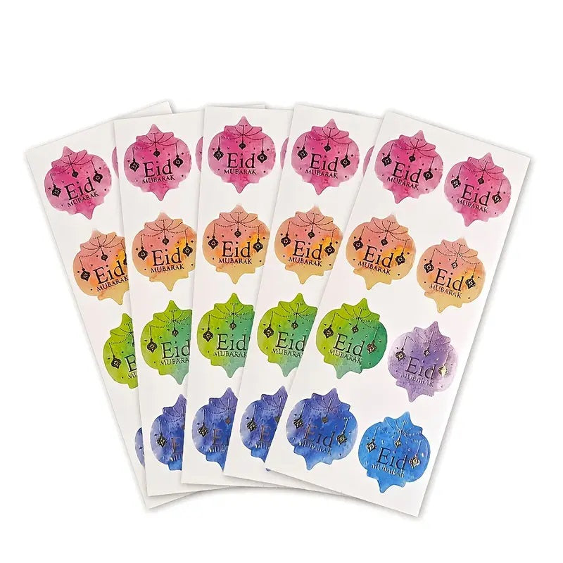 Eid Mubarak Stickers (pack of 2 sheets)